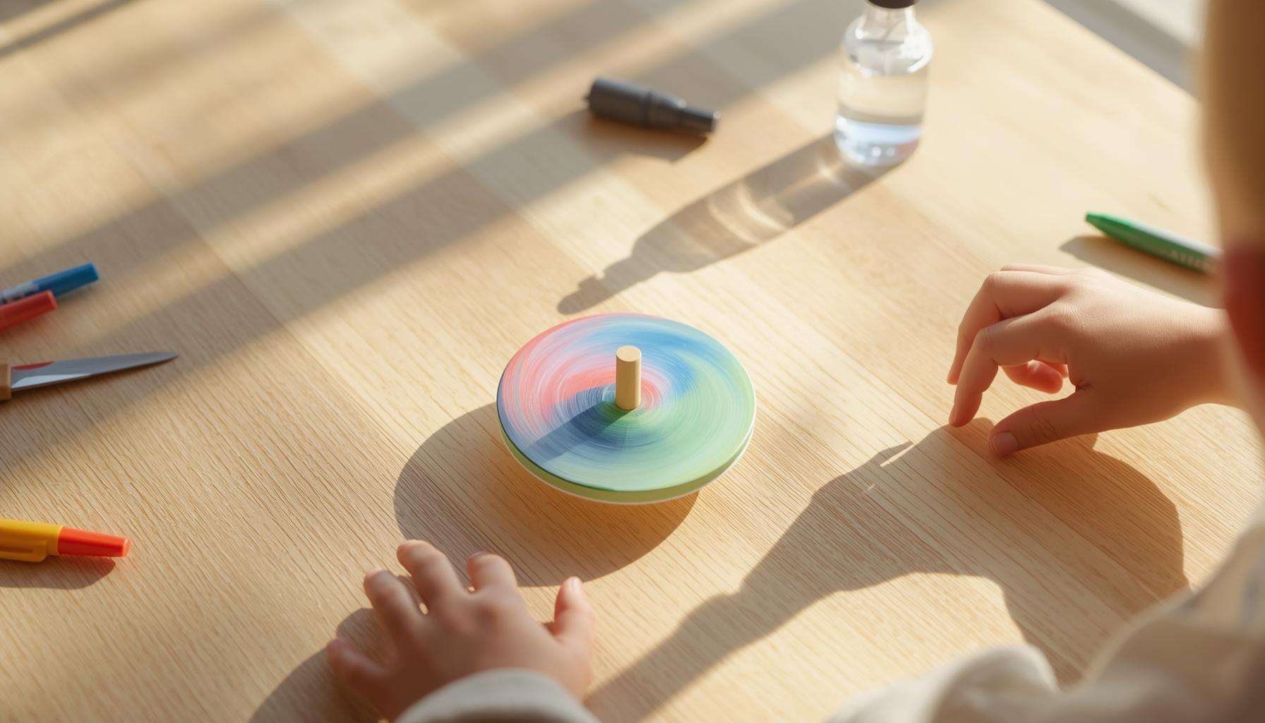 Schritt-für-Schritt-Anleitung: Zauberhafter Farbkreisel